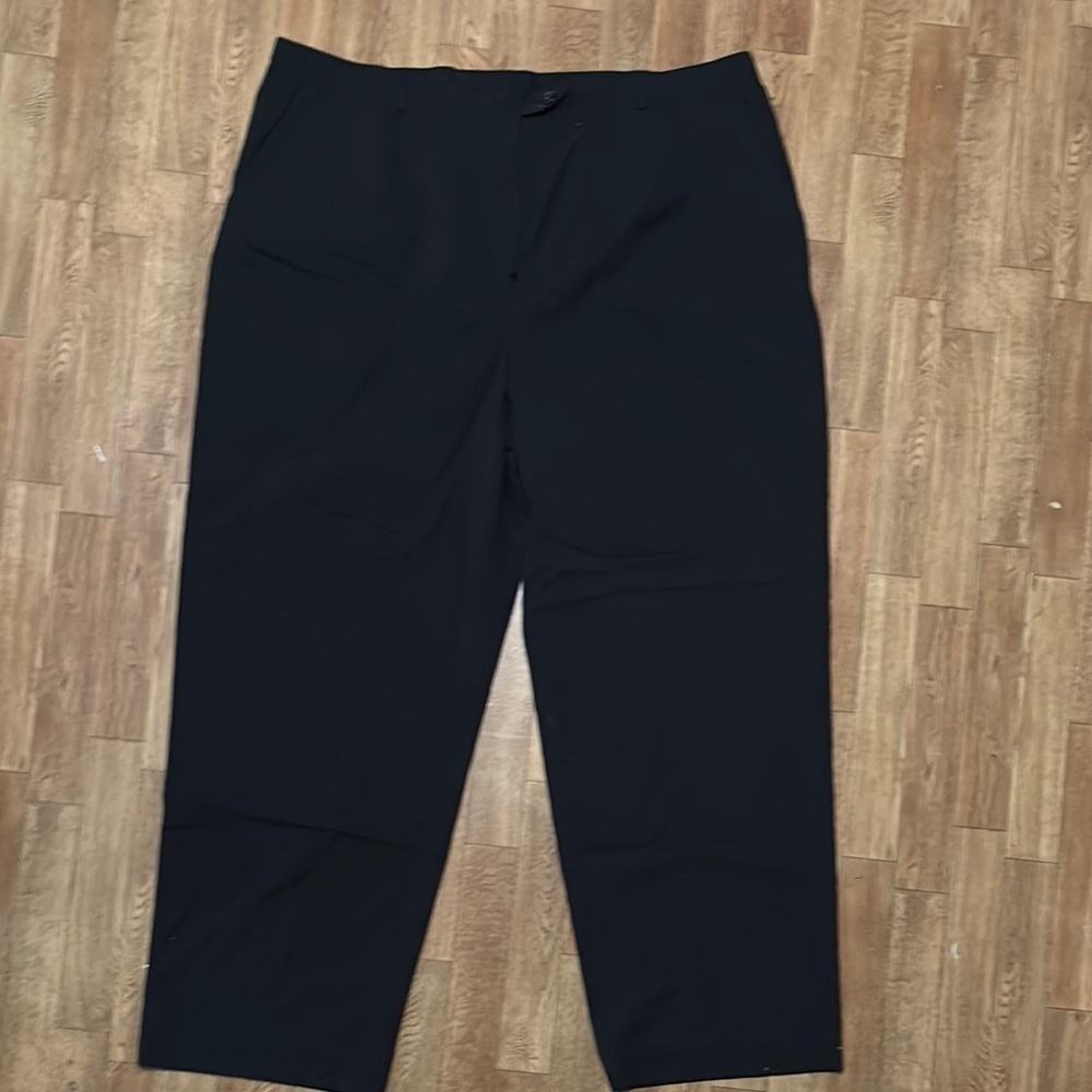 Covington Black Dress Pants Classic Straight-Leg (A5)